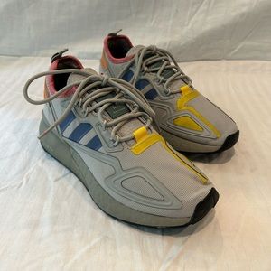 Adidas ZX 2K Boost Gray Running Shoes Women’s 5.5